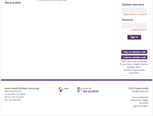 Tablet Screenshot of nhnorthlakedermatology.org